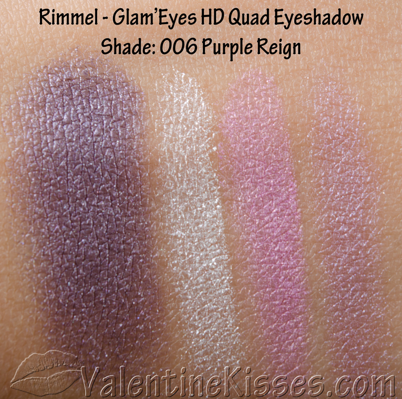 Valentine Kisses Rimmel Glam'Eyes HD Quad Eye Shadow in Green Park