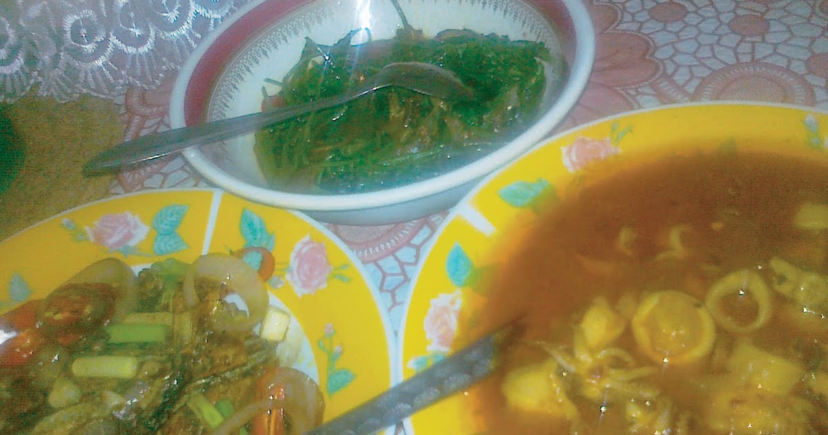 Cooking with Love!: Sotong Masak Pedas Berkuah, Ikan Tongkol Goreng Berkicap & Kangkung Goreng