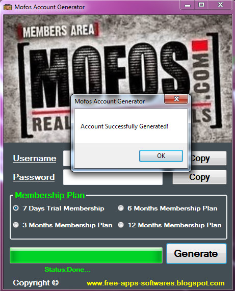 Mofos Account Generator No Survey No Password FREE ~ Free Apps Softwares Mofos Account Generator No Survey No Password FREE ~ Free Apps Softwares