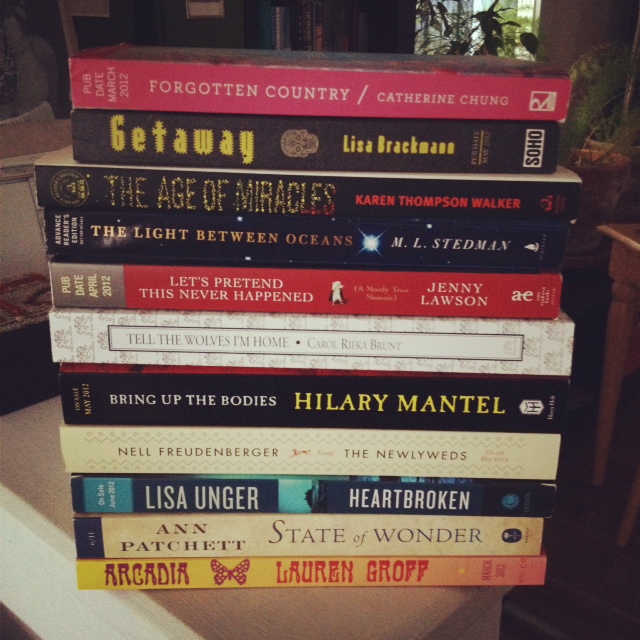 Bookish habits august 2012