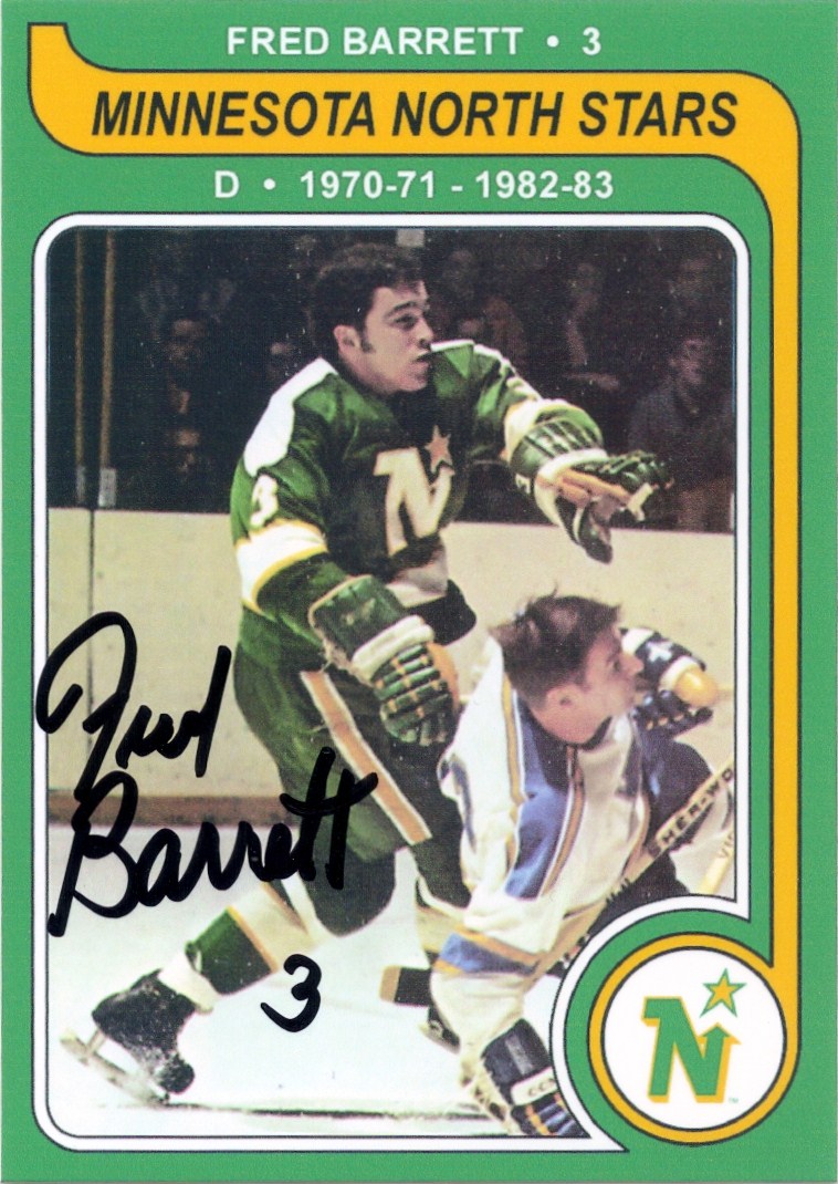 Minnesota Sports Autograph Project FRED BARRETT