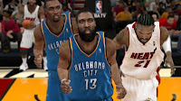 NBA2K12 James Harden Cyber face beard Patch