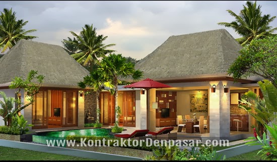 Kontraktor Rumah  di Denpasar Desain  Villa  Minimalis  
