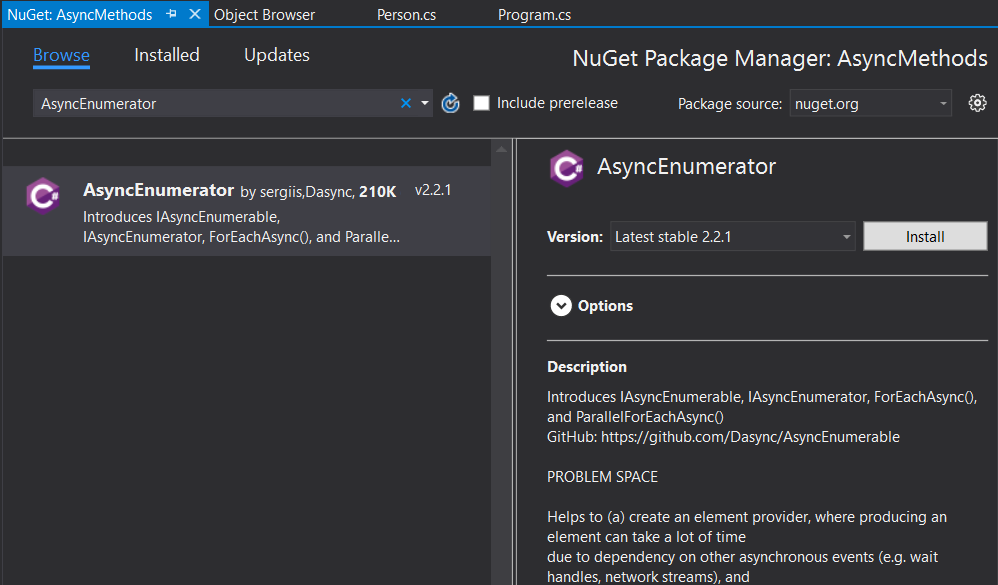 Developer Blog Call the Async method inside the Parallel