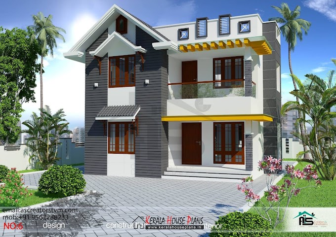 3 bedroom house plans in kerala double floor