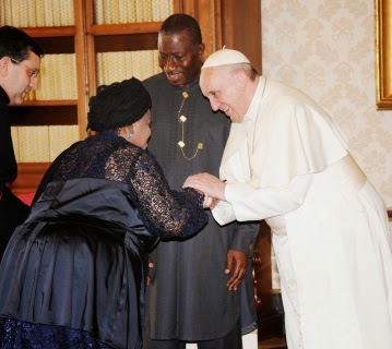 jonathan visit pope francis i
