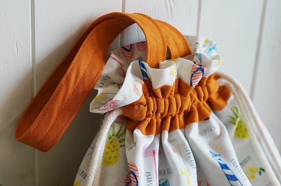 Drawstring Bag Tutorial DIY Tutorial Ideas!