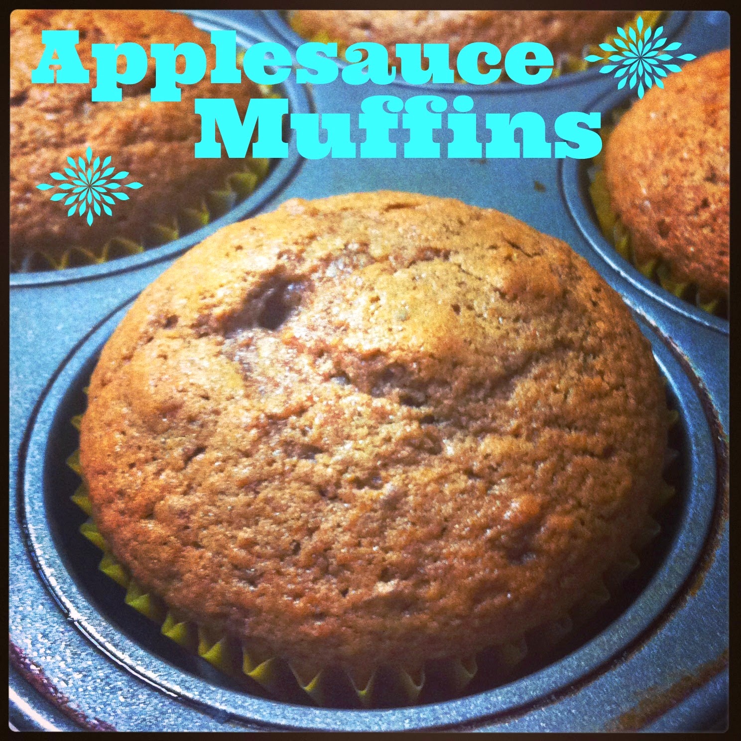 Foodie Fridays Applesauce Muffins