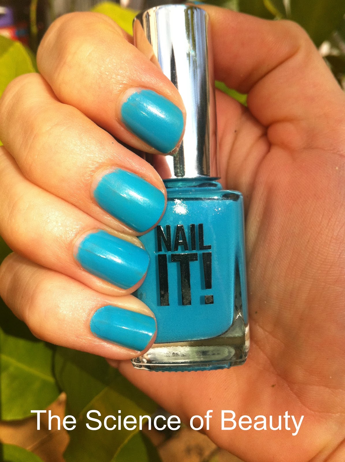 The Science of Beauty I did my nails! Sportgirl's Nail It in Blue Lagoon