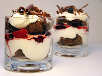 Chocolate, Crema y Berries