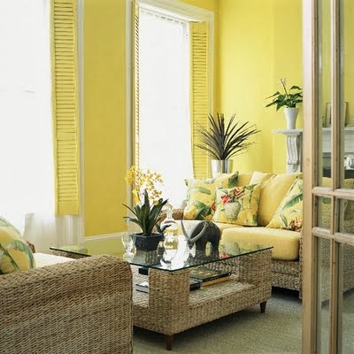 Salas con paredes amarillas ideas de salas con estilo Sala Colorida diseño
