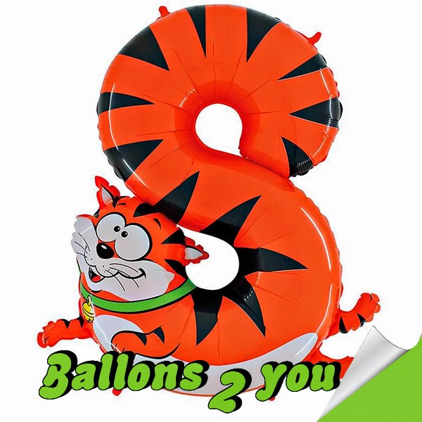 Tierzahl Folienballon