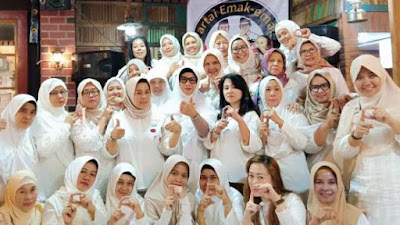 Partai Emak-Emak Deklarasikan Dukungan Untuk Prabowo-Sandi Di Pilpres 2019