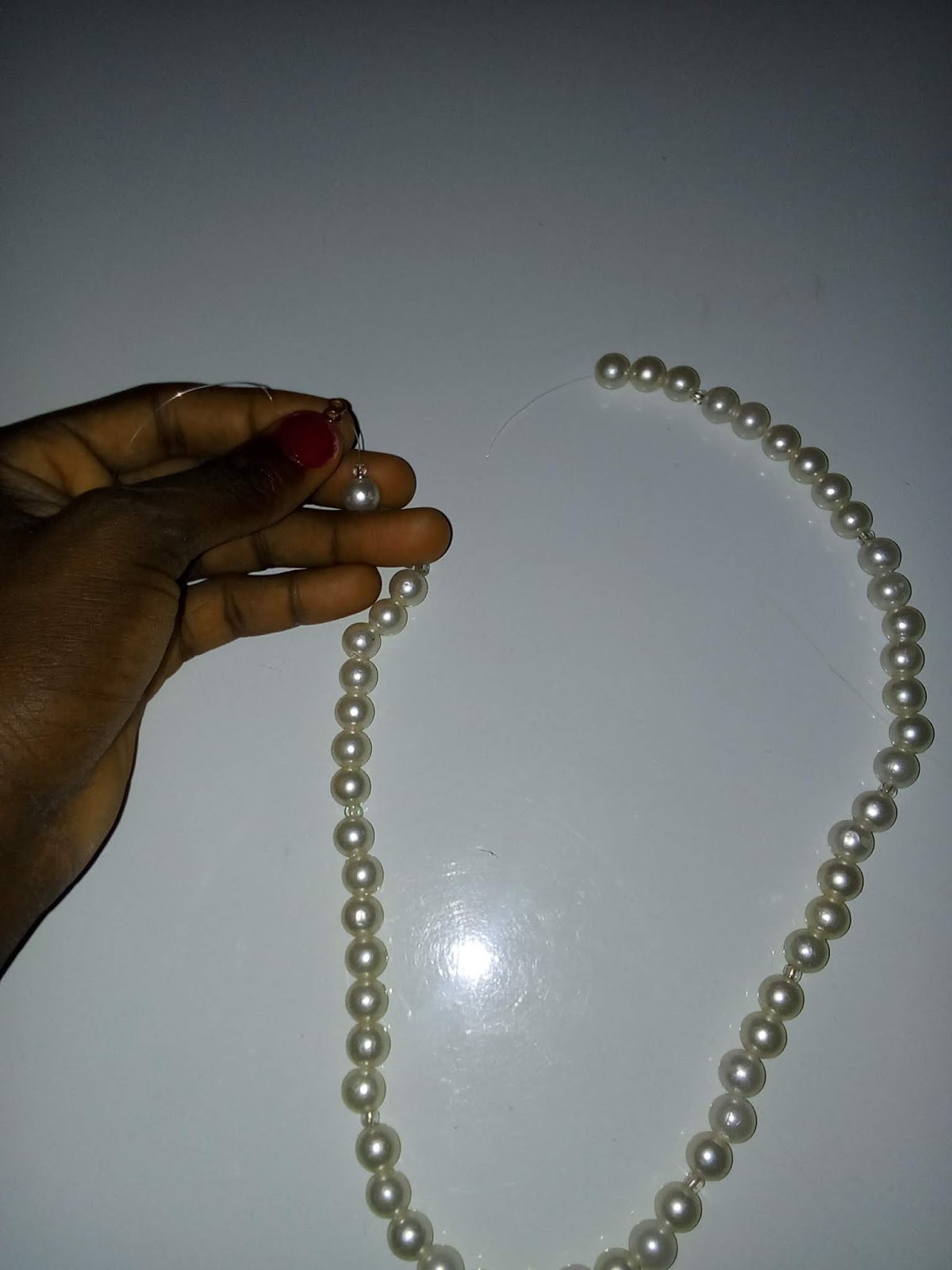 How To Make A Beaded Necklace With Fishing Line