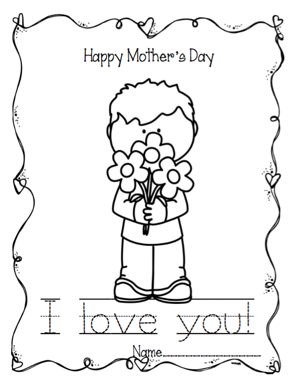 Mother's Day Templates ~ Preschool Printables