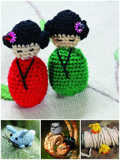 crochet projects from Mini Amigurumi by Sara Scales