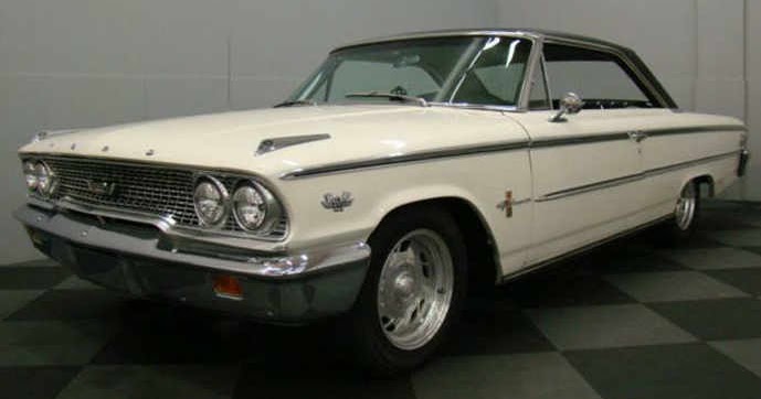 Ford V8 Galaxie 1963 Complete Electrical Wiring Diagram
