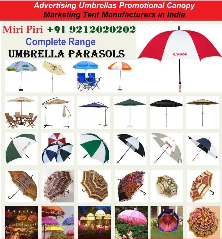 Umbrella manufacturers in delhi Clearance