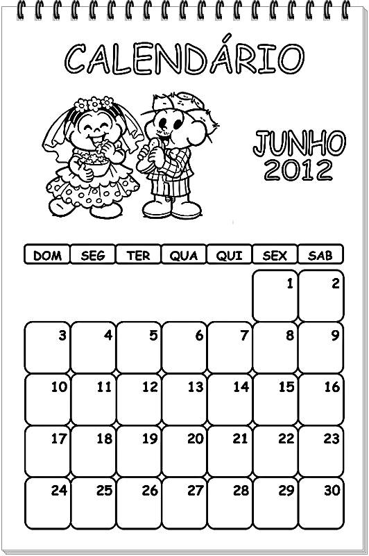 Escola Estadual Cecília Meireles calendário turma da mônica Escola Estadual Cecília Meireles calendário turma da mônica
