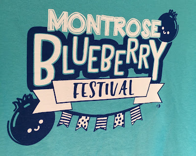 Montrose Blueberry Festival Sign - Michigan