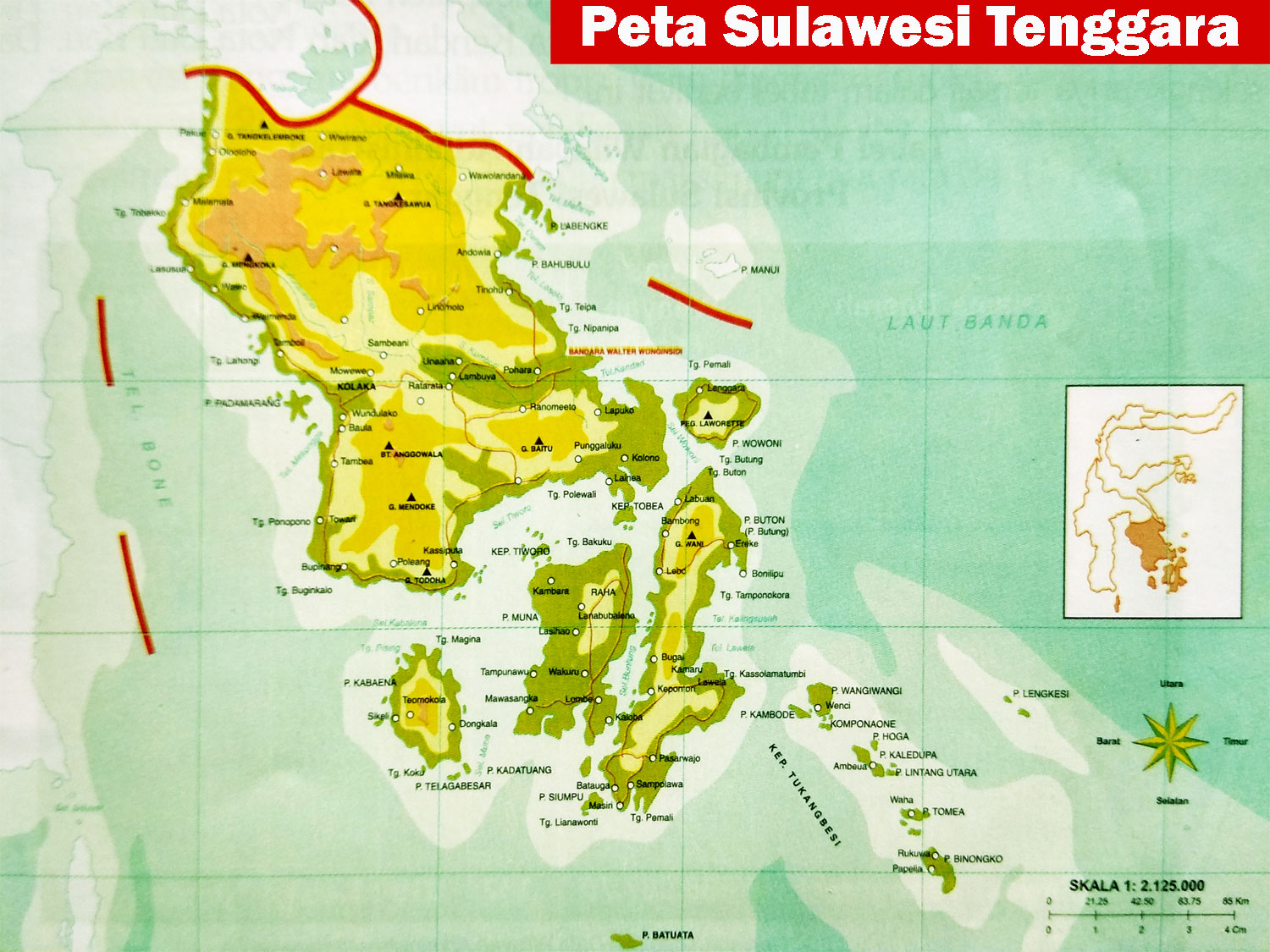Letak Geografis Sulawesi Tenggara | Web Sejarah