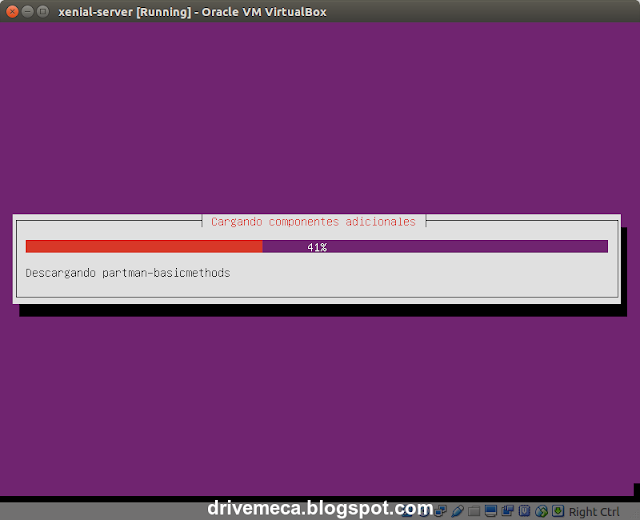 DriveMeca instalando y configurando Ubuntu Server 16.04 LTS paso a paso DriveMeca instalando y configurando Ubuntu Server 16.04 LTS paso a paso