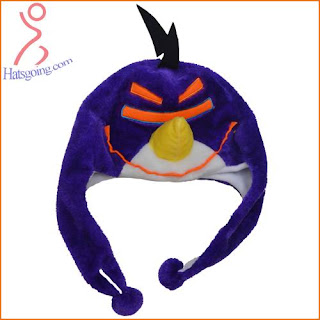 Purple Space Angry Birds Hats