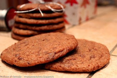 cookies al cioccolato all'aroma di arancia - profumo di biscotti odore di felicità