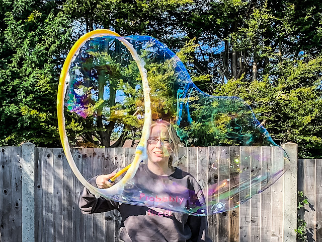 A giant bubble made with Mega Loop
