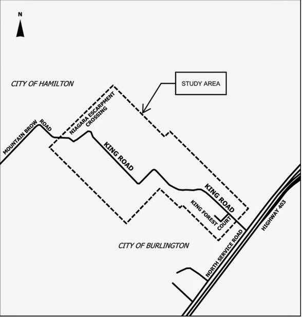 i bike burlington Hamish's Hill aka King Road north of the QEW