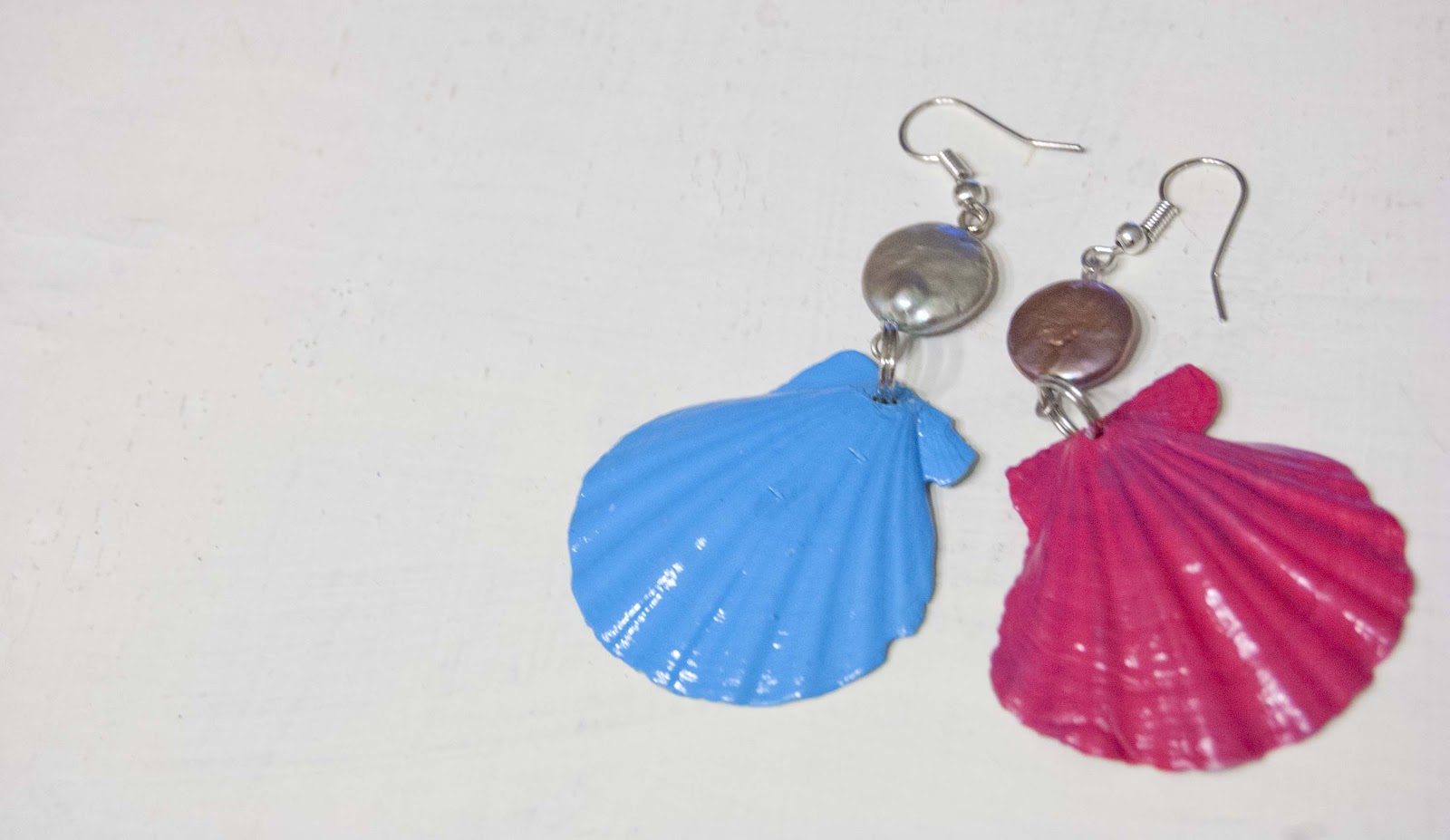 lovely idea!: Seashell earrings