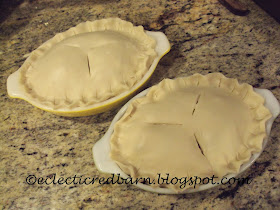 Eclectic Red Barn: Individual turkey pot pies