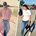 Dad walks daughter to first day of kindergarten ... and last day of high school 