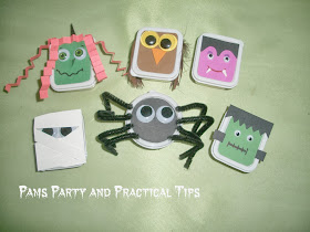 Halloween treat boxes perfect for a class party 