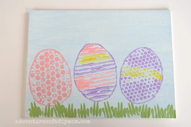 easter painting on canvas