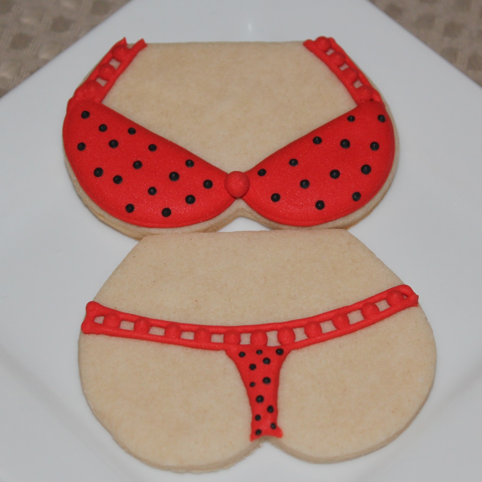 Baking in Heels: Valentine's Lingerie Cookies