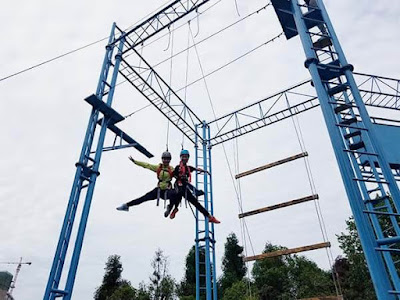 high ropes challenge JP built