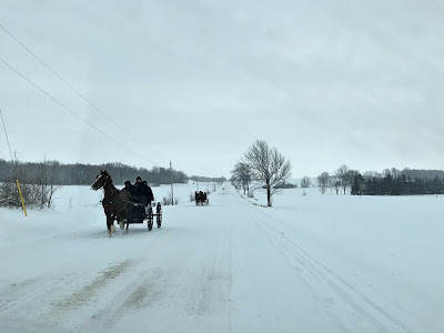 5 minutes of the day December 31, 2017 Sharing the road on a stormy Sunday afternoon.