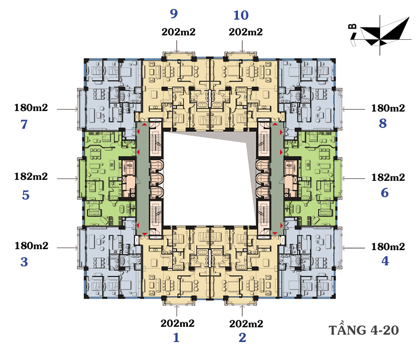 Chung cư Tân Hoàng Minh Nguyễn Văn Huyên - D'. Palais de Louis