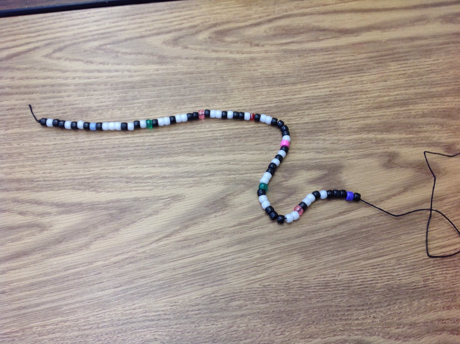 The Lion is a Bookworm: Craft: Binary Code Bracelets/Necklaces/Keychains