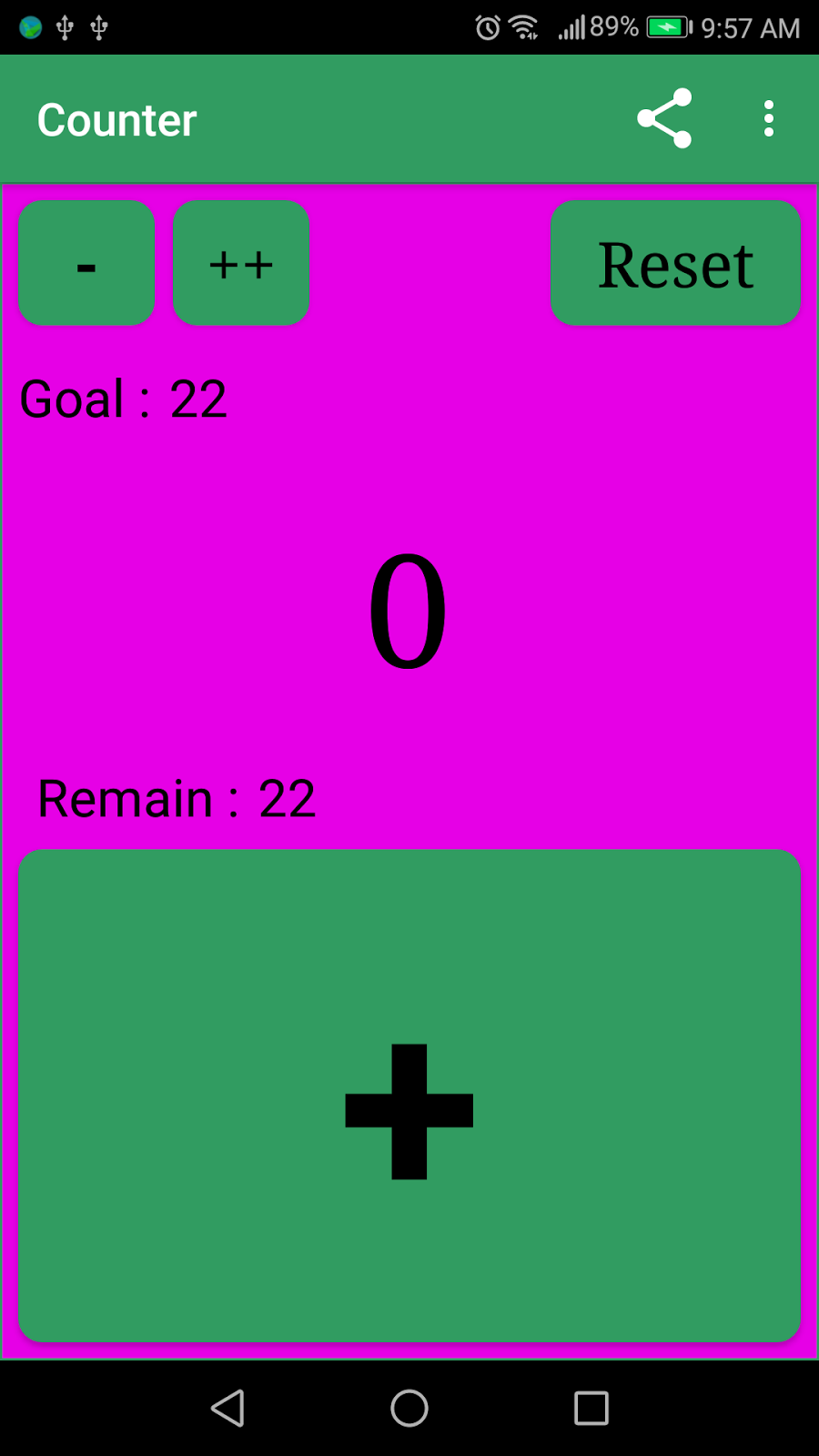 Android Click Counter With Goal Free Clicker , Tally Counter