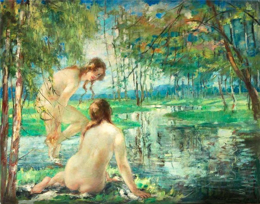 Vitaly-Gavrilovitch-Tikhov-1876-1939-Ukrainian-painter