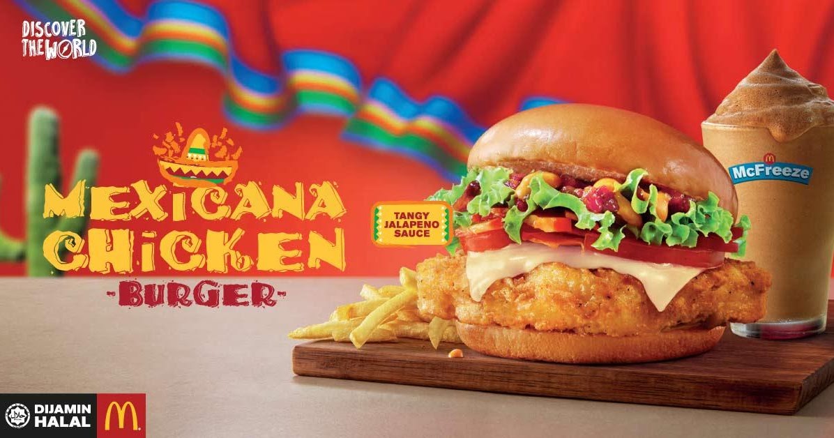Harga Mexicana Chicken Burger McDonald's - Senarai Harga 