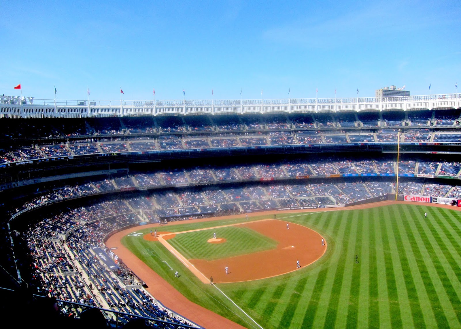 kellogg bloggin' Three Beautiful Things 04/16/16 Yankee Stadium Upper