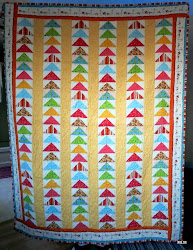 quilt wire flying geese birds