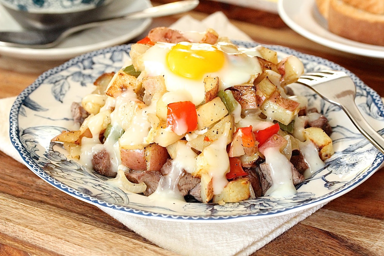 SHEET PAN HOME FRIES WITH STEAK AND EGGS In Good Flavor Great Recipes Great Taste