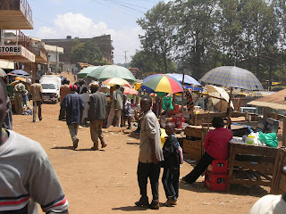 a stroll in the market meru, kenya