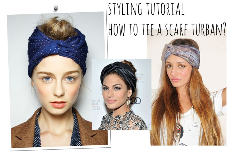 STYLING how to tie a scarf turban? | - Trashion Helsinki