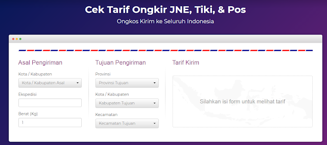 Cara Melakukan Cek Ongkos Kirim Ongkir Paket Herusantosa Dot Com