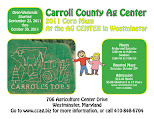 Carroll Co MD Ag Center Corn Maze to open this Fri Sept 23, 2011